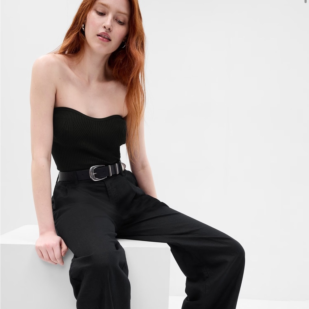 Gap Rib Sweetheart Tube Top